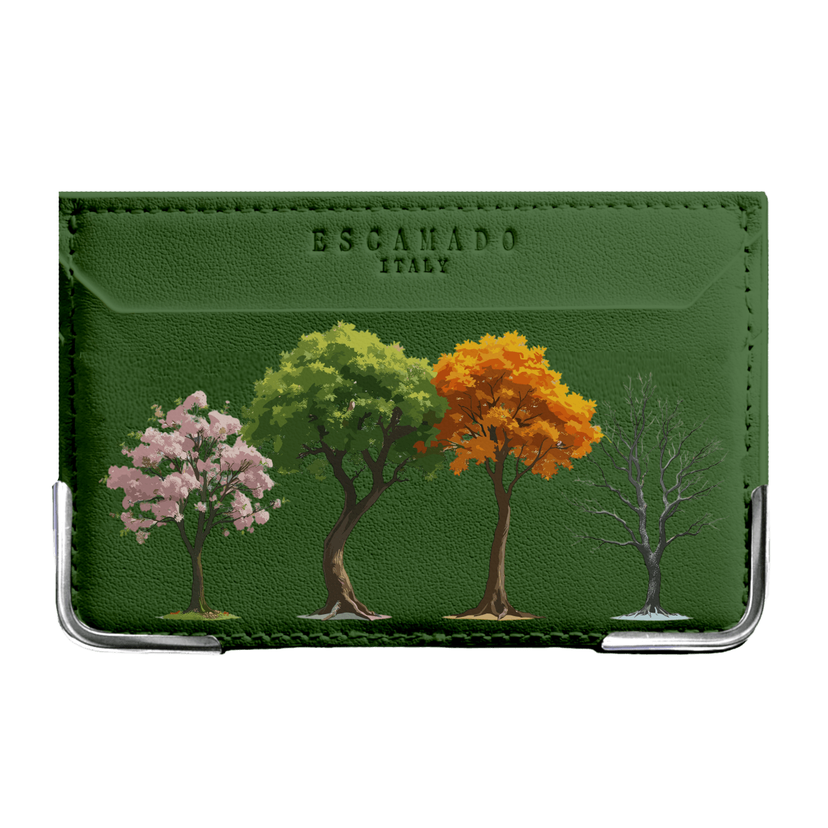 Four seasons - Leather Card Wallet
