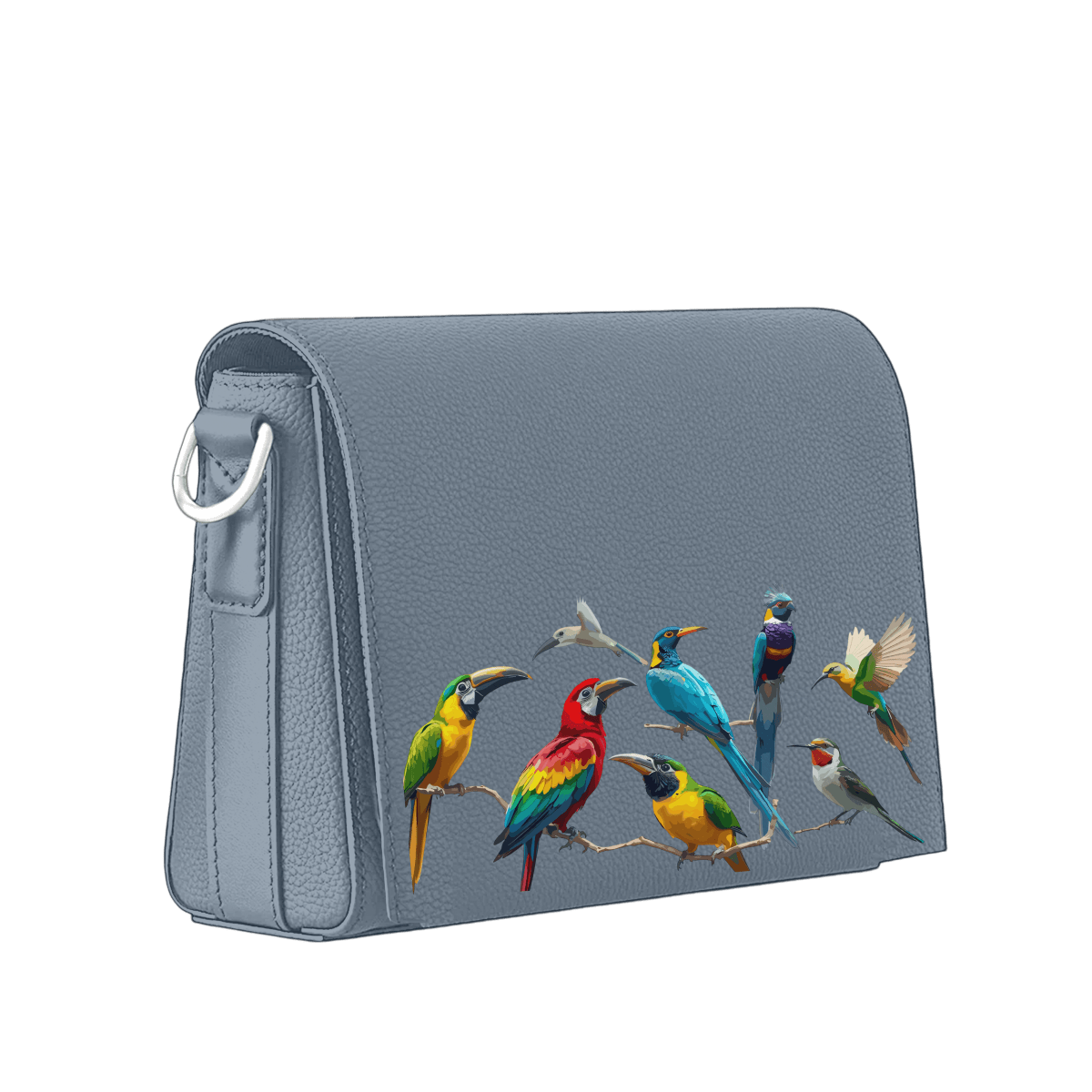 Messenger Pouch - Exotic Birds
