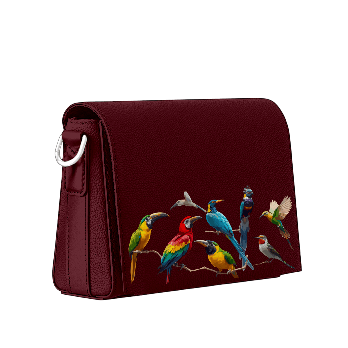 Messenger Pouch - Exotic Birds