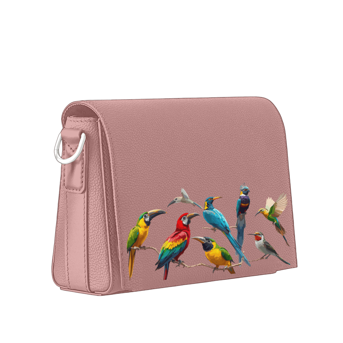 Messenger Pouch - Exotic Birds