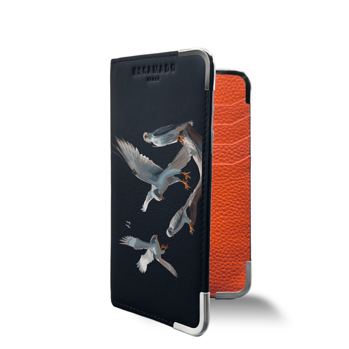Silver Falcon - Leather Long Wallet