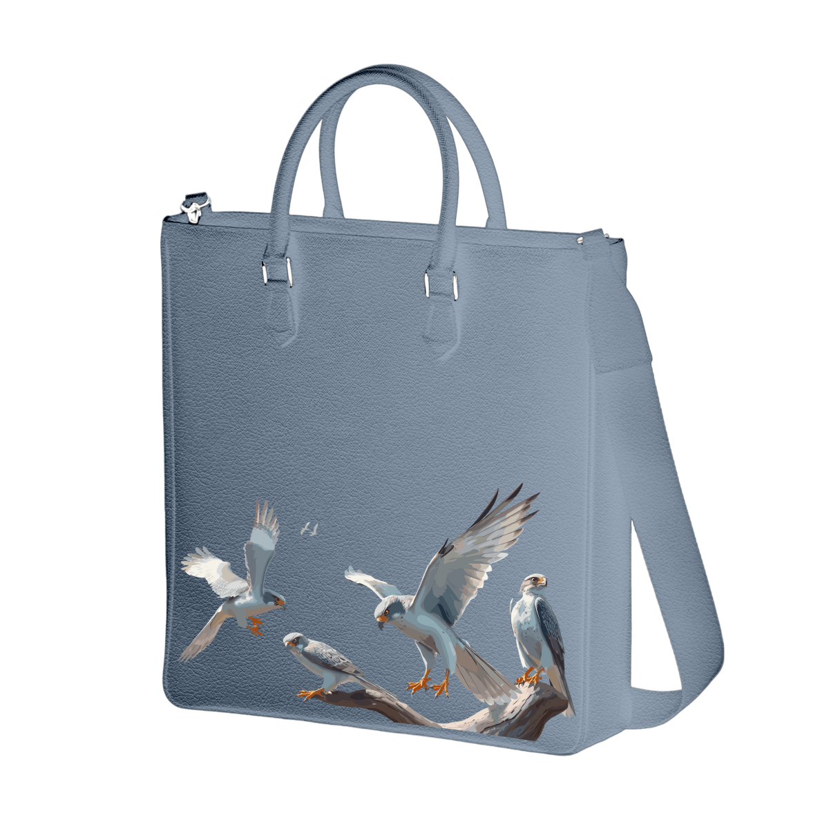 Tall Tote - Silver Falcon