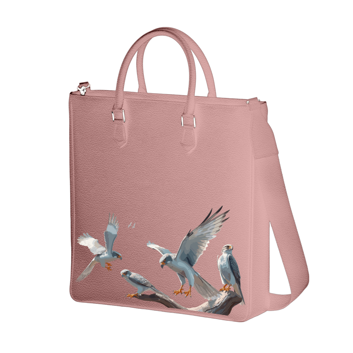 Tall Tote - Silver Falcon