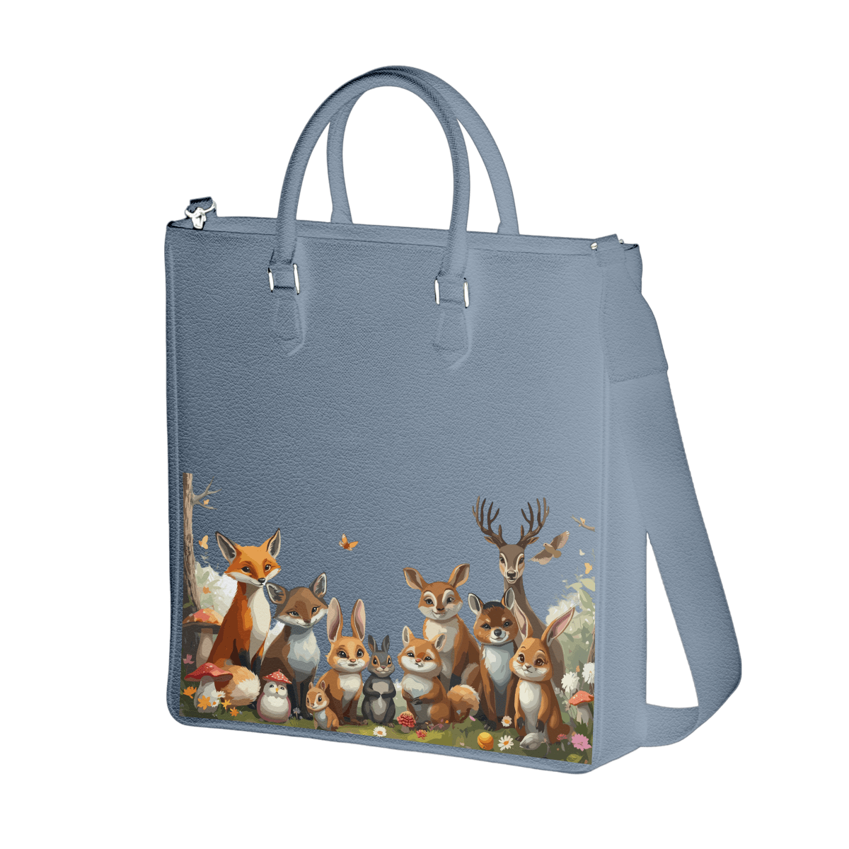 Tall Tote - Wood Wildlife