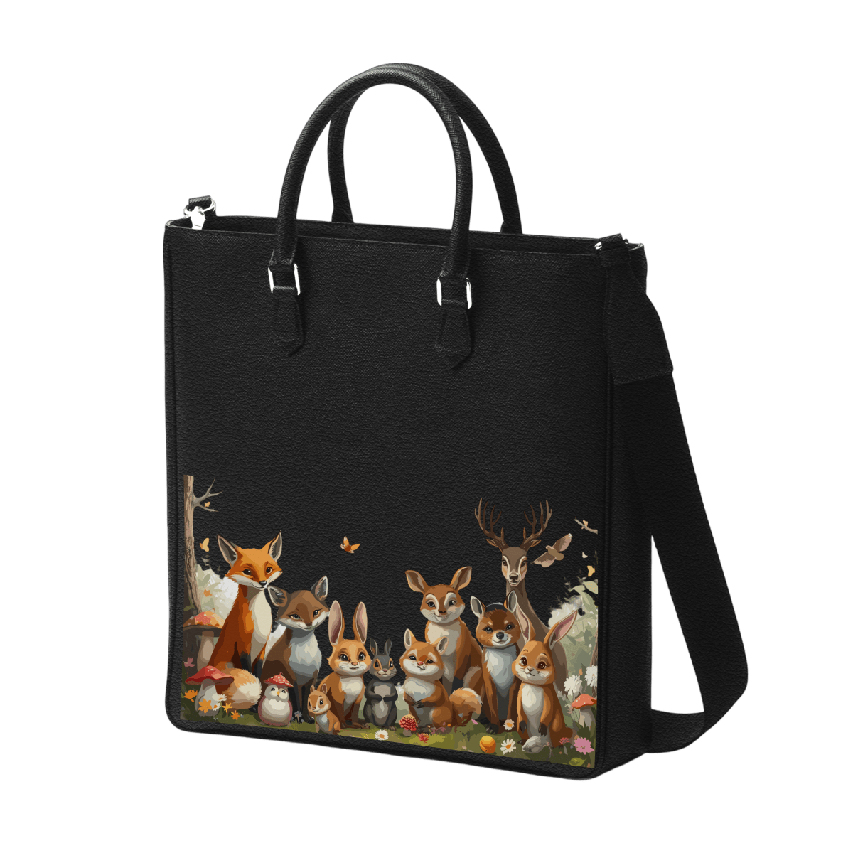 Tall Tote - Wood Wildlife