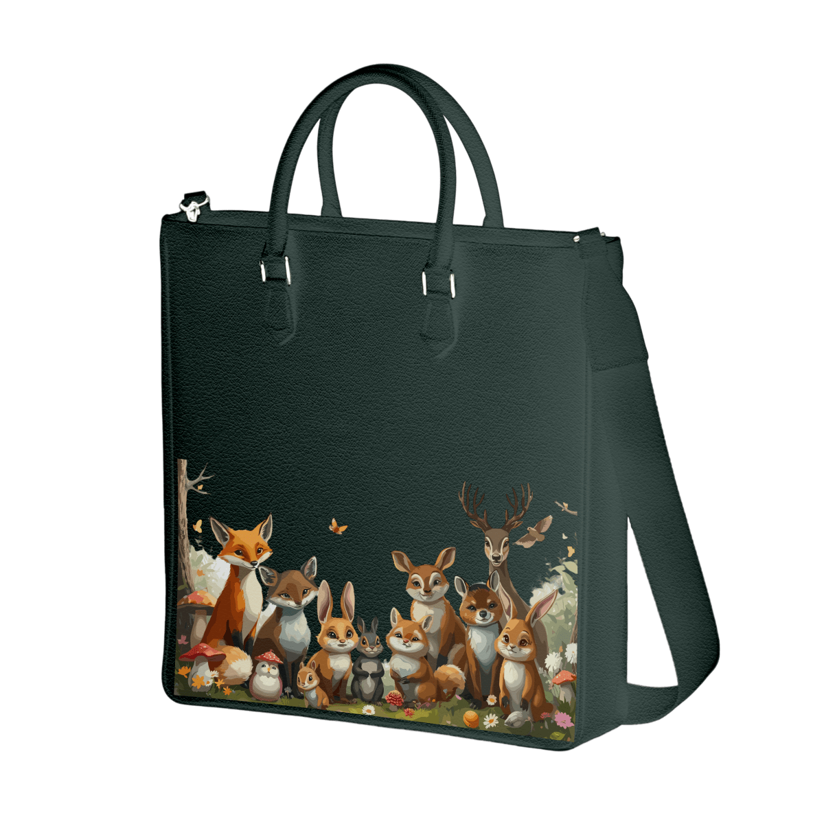 Tall Tote - Wood Wildlife