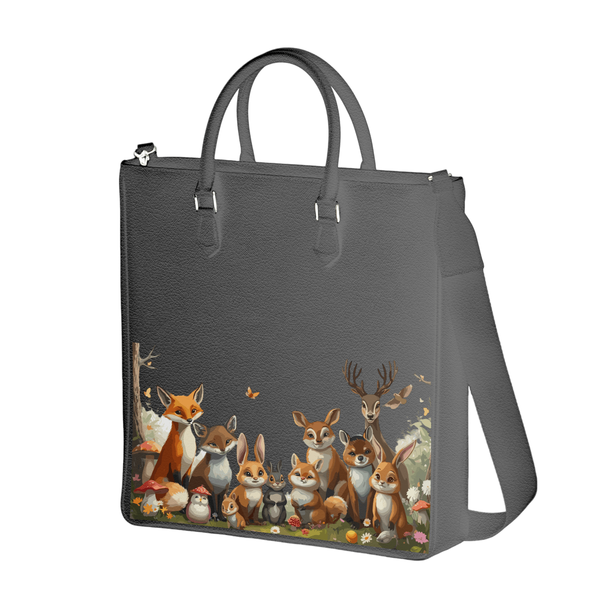 Tall Tote - Wood Wildlife