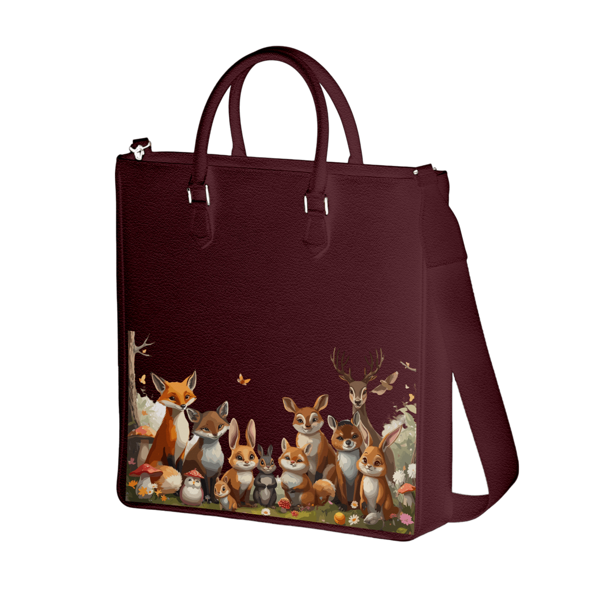 Tall Tote - Wood Wildlife
