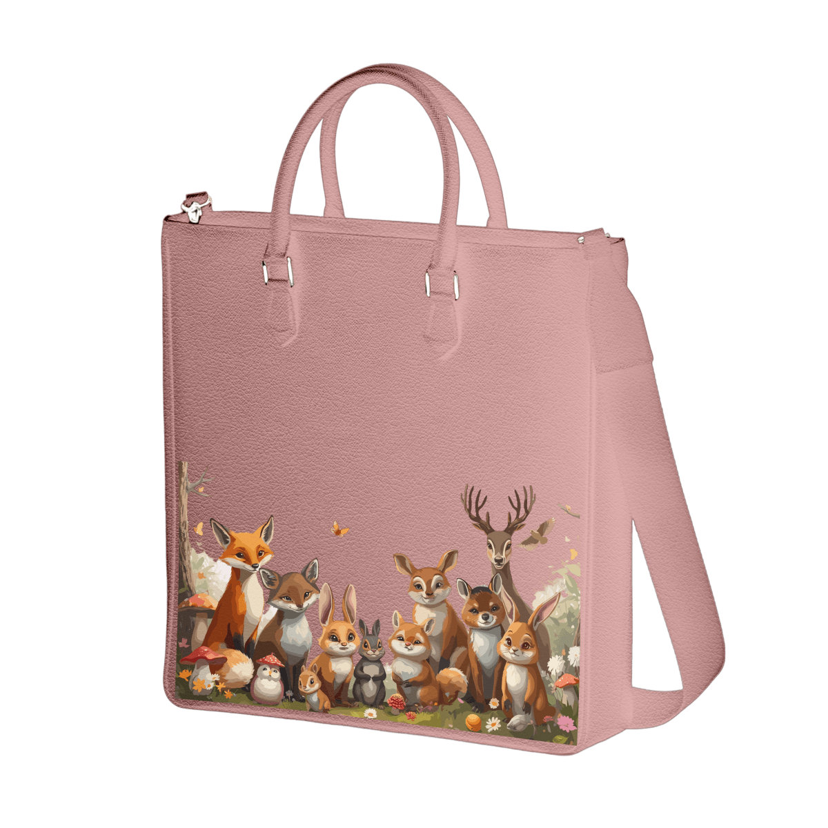 Tall Tote - Wood Wildlife
