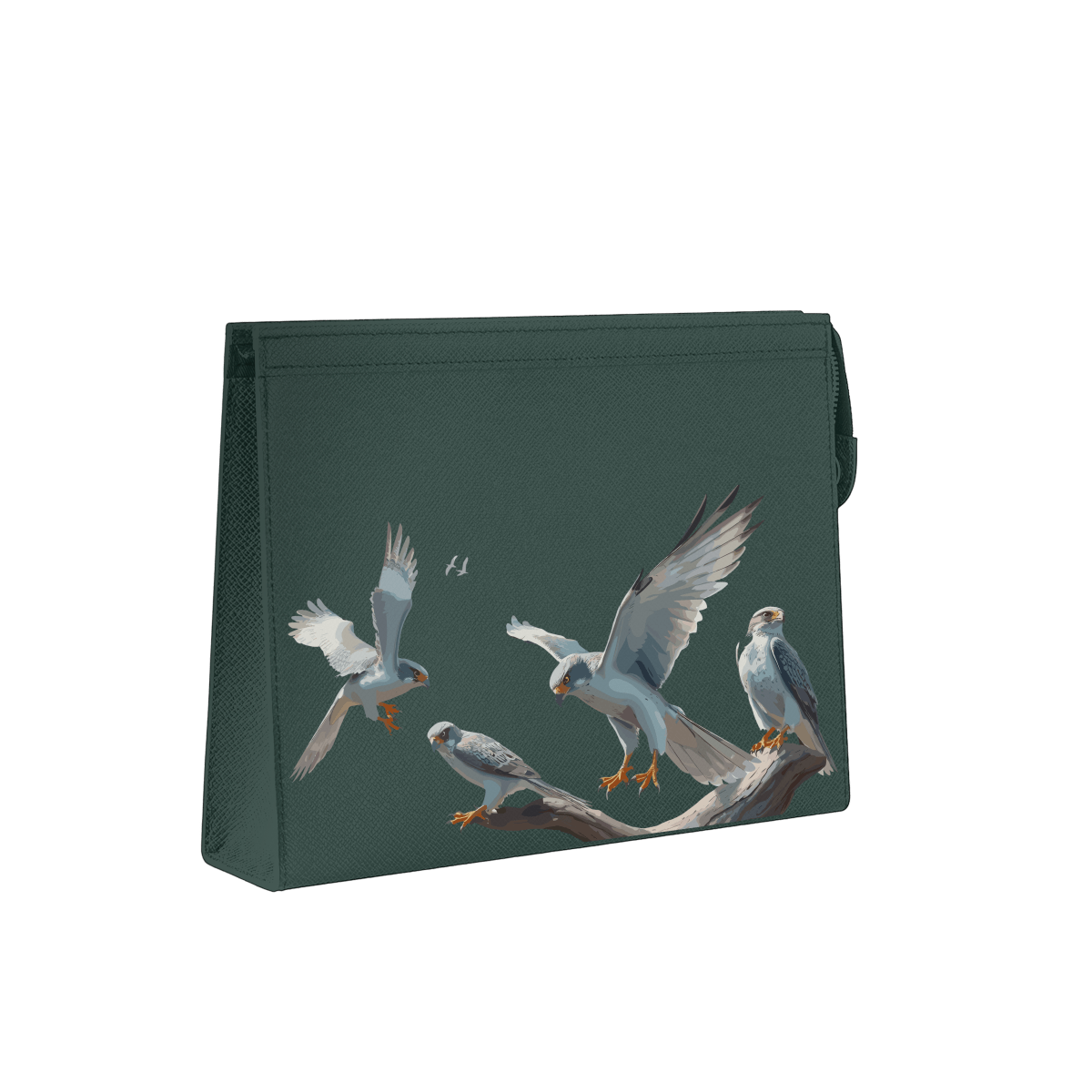 Travel Pouch - Silver Falcon