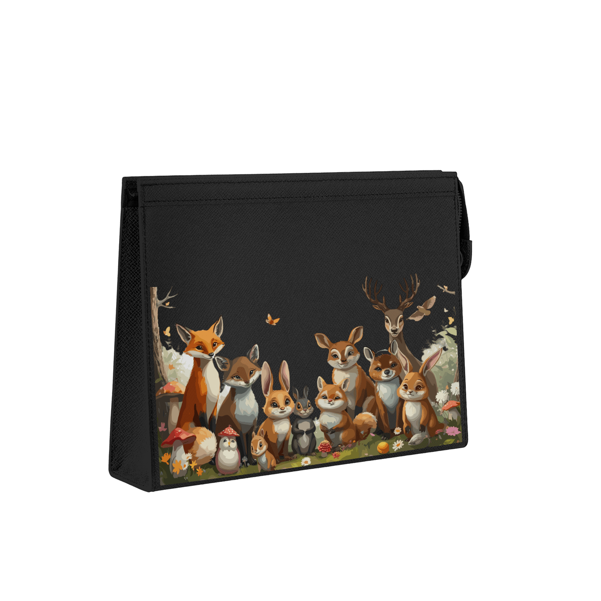 Travel Pouch - Wood Wildlife