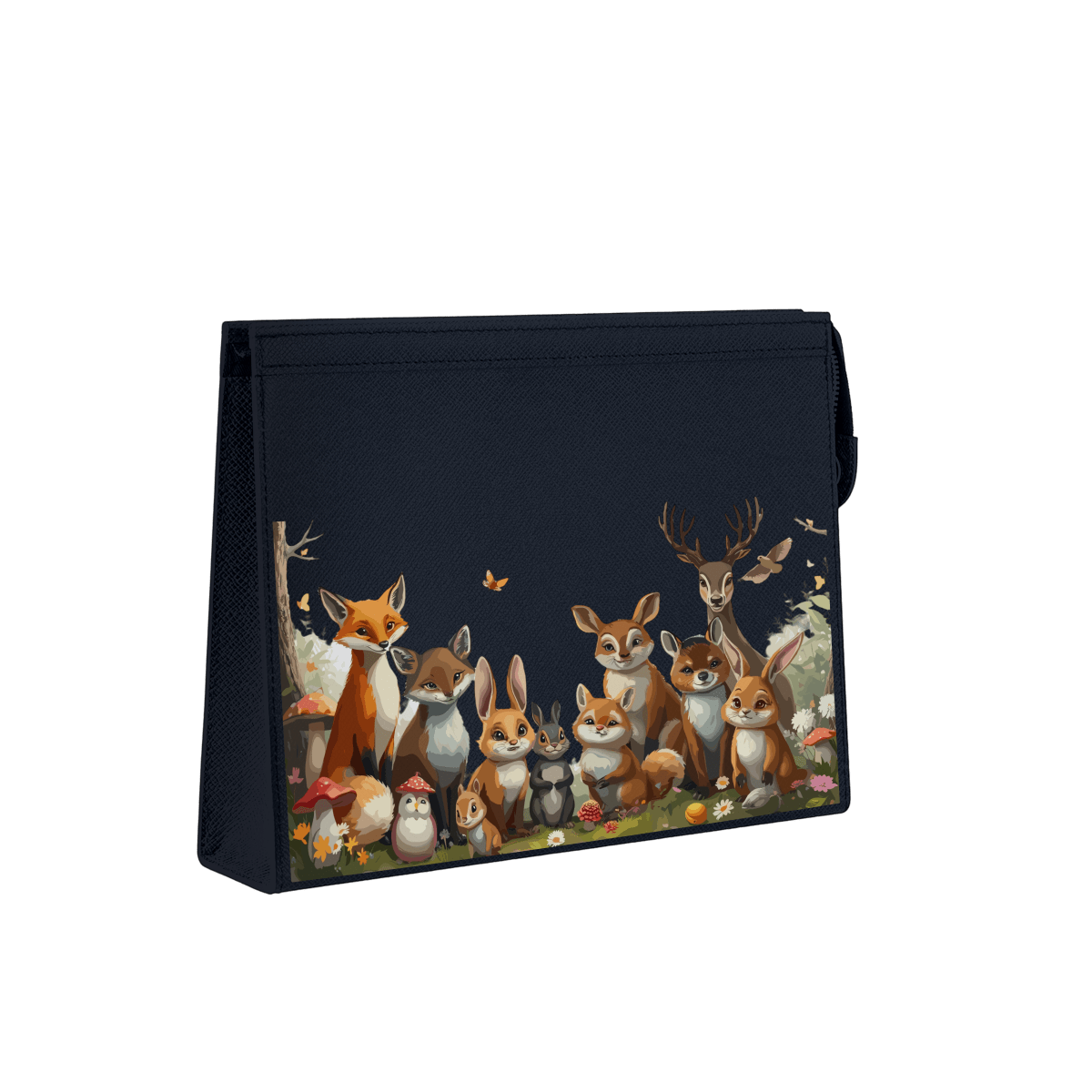 Travel Pouch - Wood Wildlife