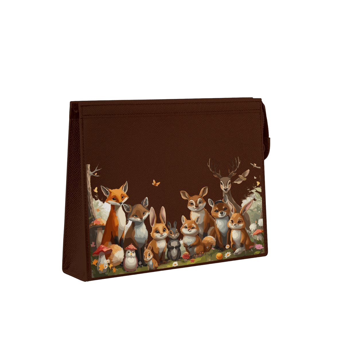 Travel Pouch - Wood Wildlife