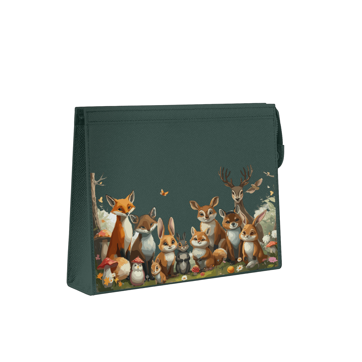 Travel Pouch - Wood Wildlife