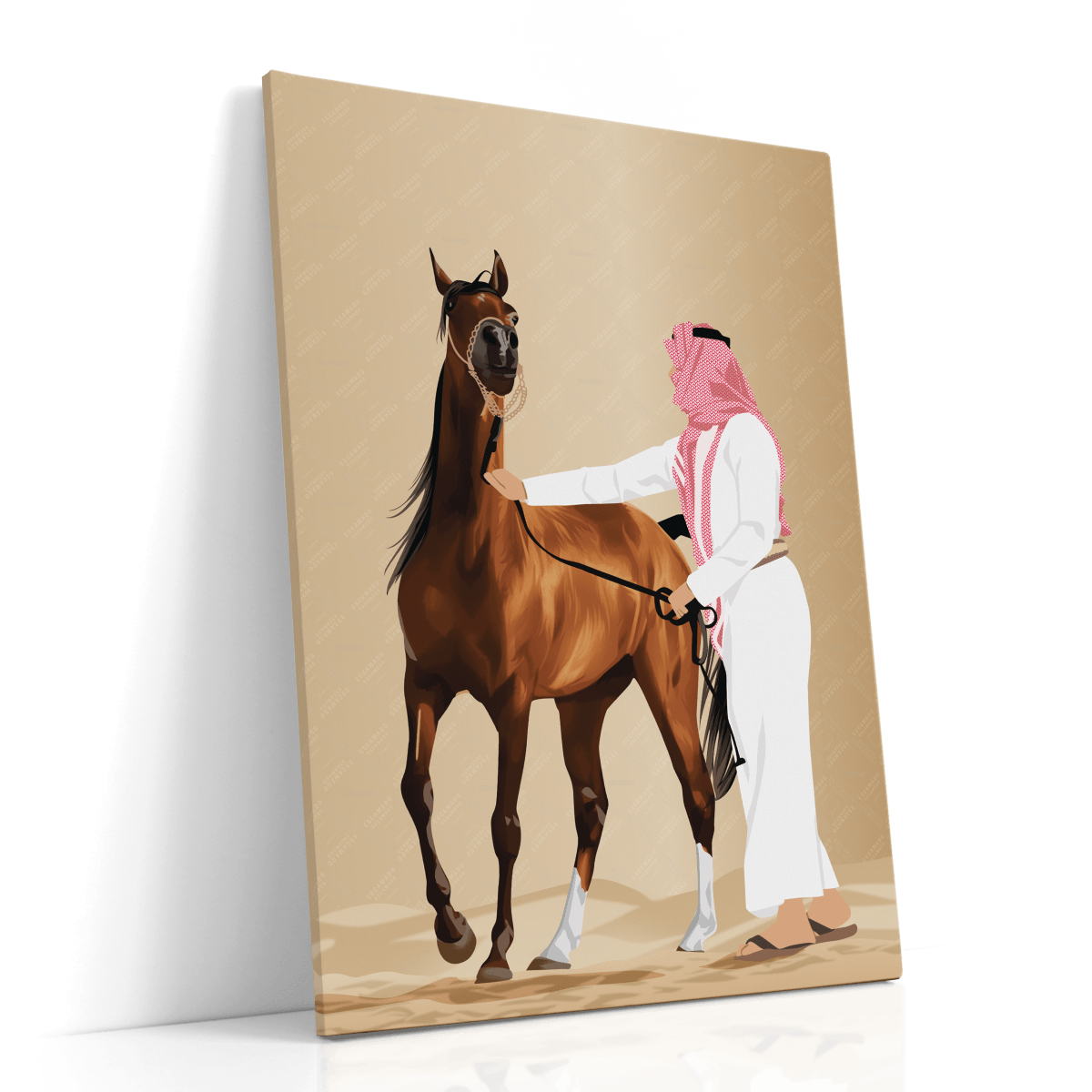 Animal Canvas -Arab Rider