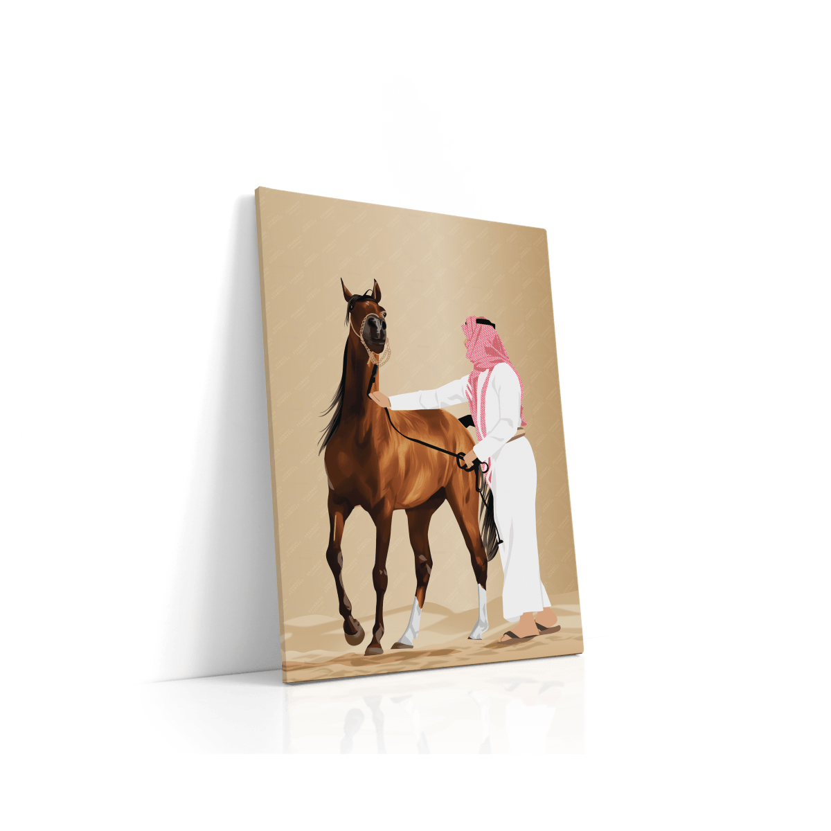 Animal Canvas -Arab Rider