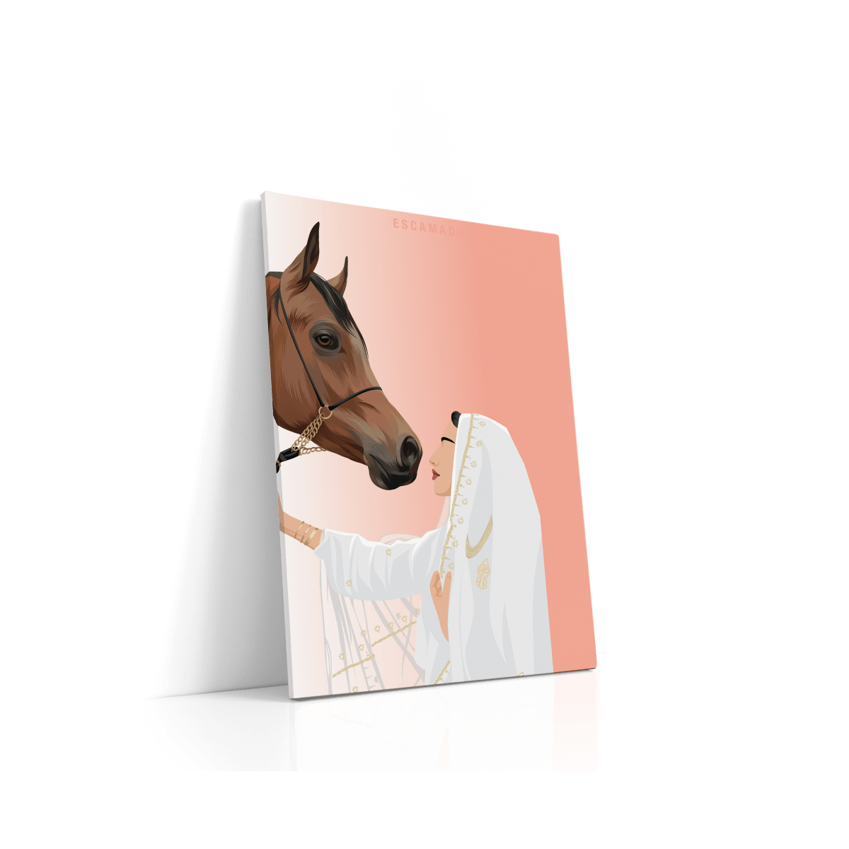 Animal Canvas - Horse Lady