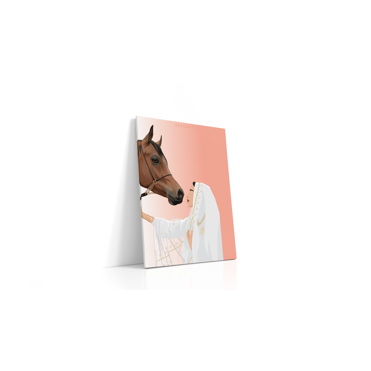 Animal Canvas - Horse Lady