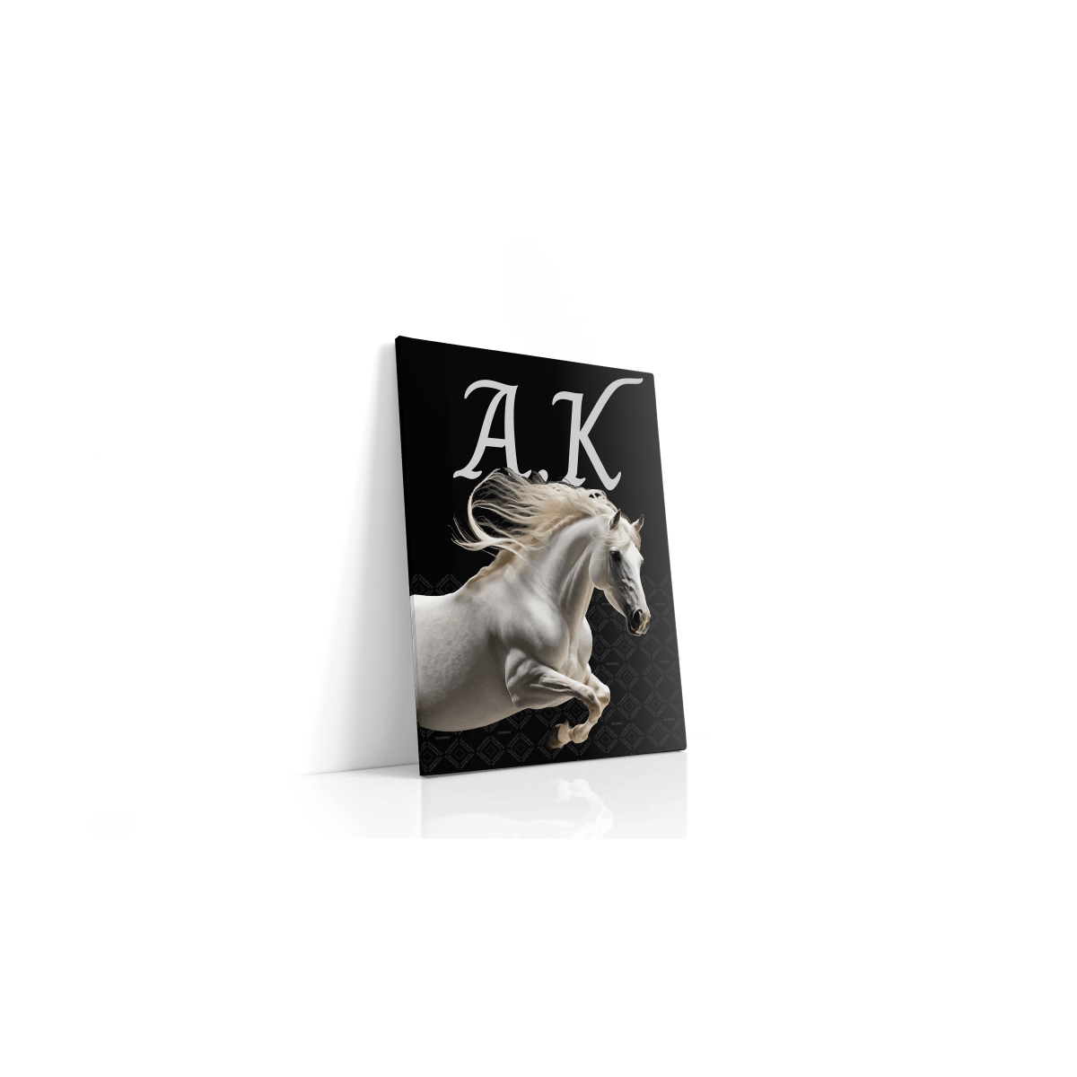 Horse Canvas - Name Initials