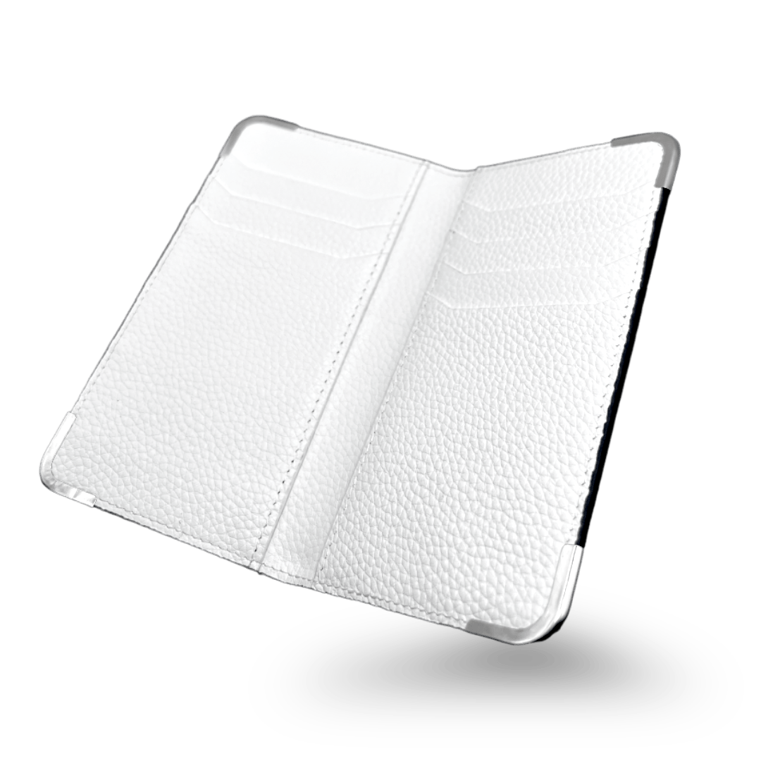 الكلاسيكية الزرقاء - محفظة جلدية طويلة