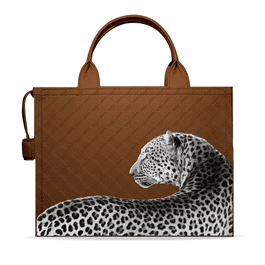 Daily Tote Leather - Leopard
