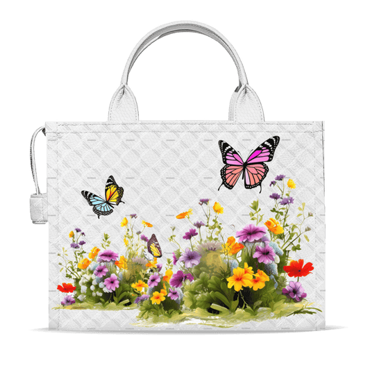 Daily Tote Leather - Butterfly Garden
