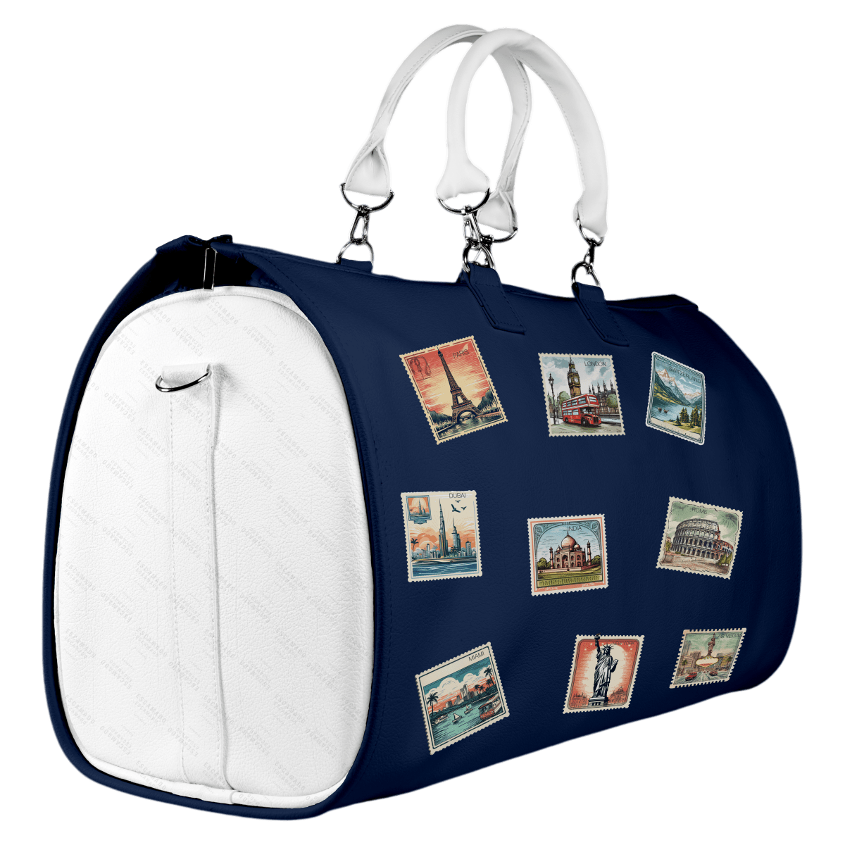 Duffle Bag - Travel Stamp