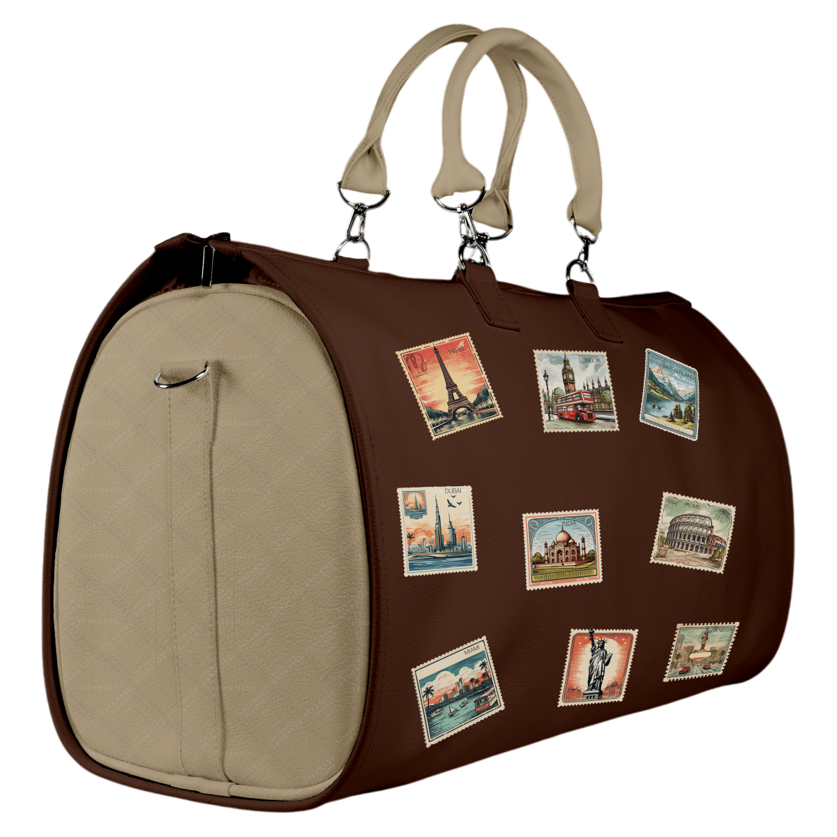 Duffle Bag - Travel Stamp