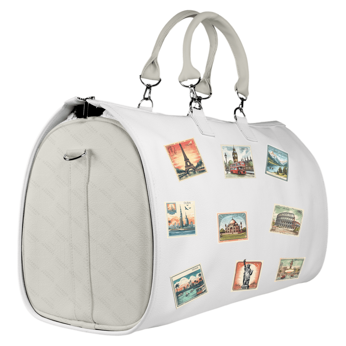 Duffle Bag - Travel Stamp