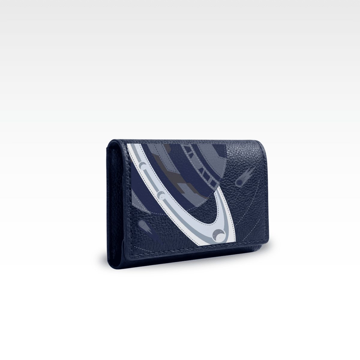 كلاسيكيات سوداء - محفظة بطاقات جلدية