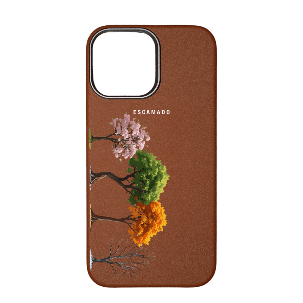 Four seasons - Leather iPhone Case