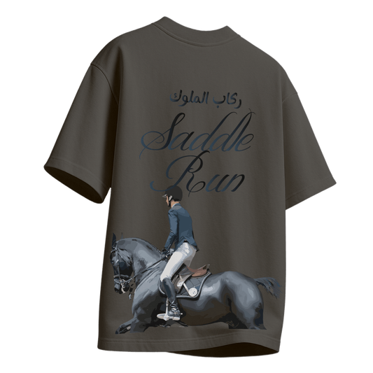 Oversized TEE - Saddle Run