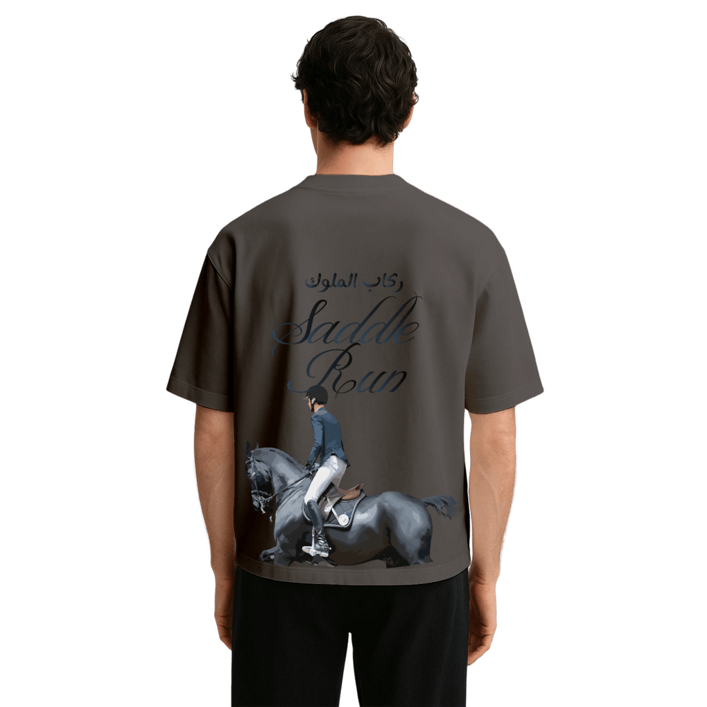 Oversized TEE - Saddle Run