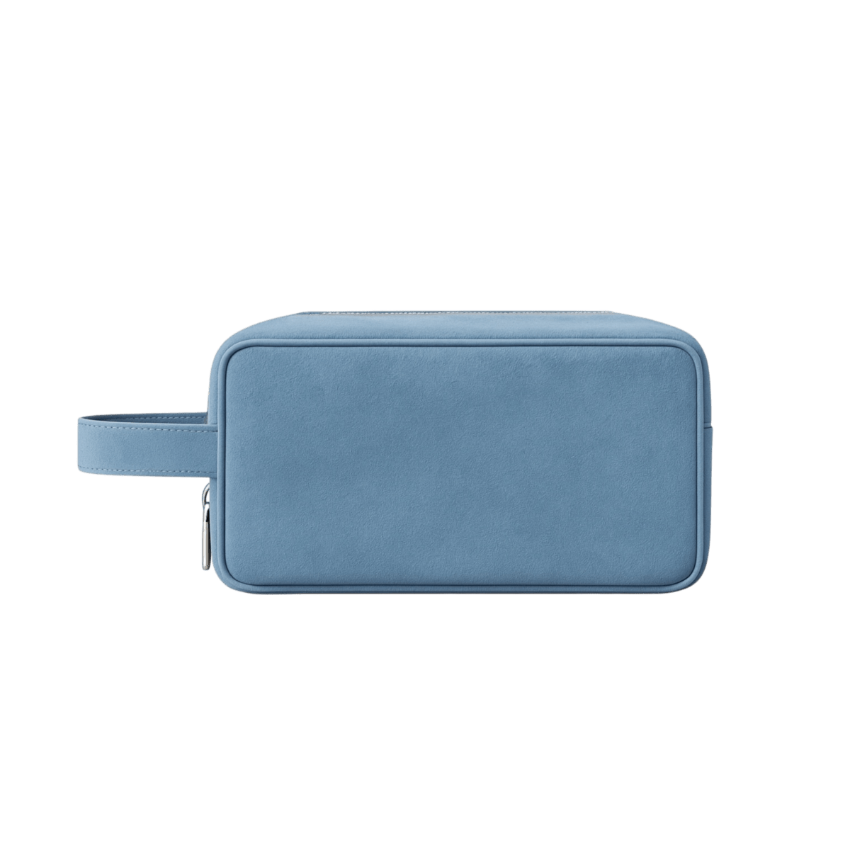 Kit Pouch Suede - Baby Blue