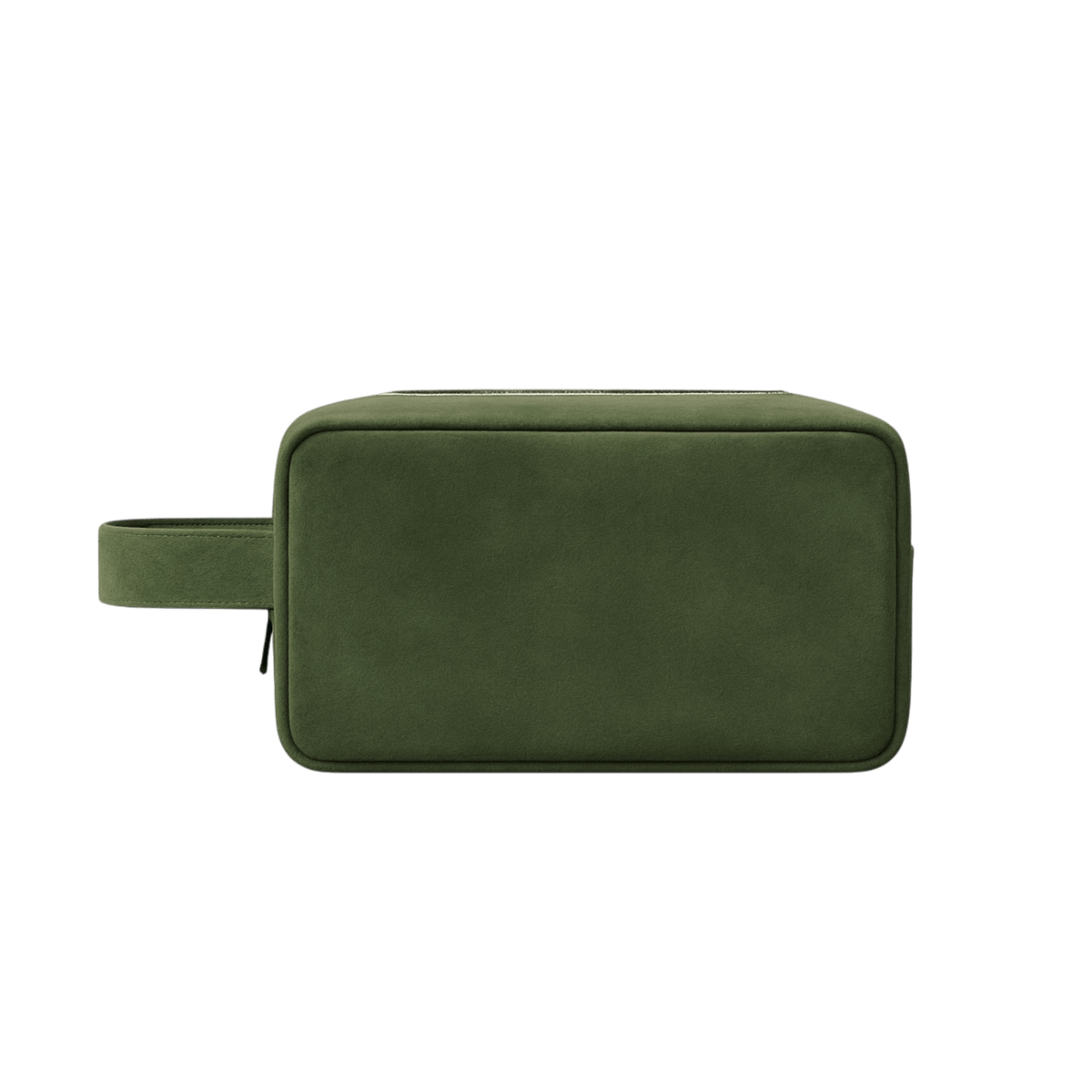Kit Pouch Suede - Olive Green