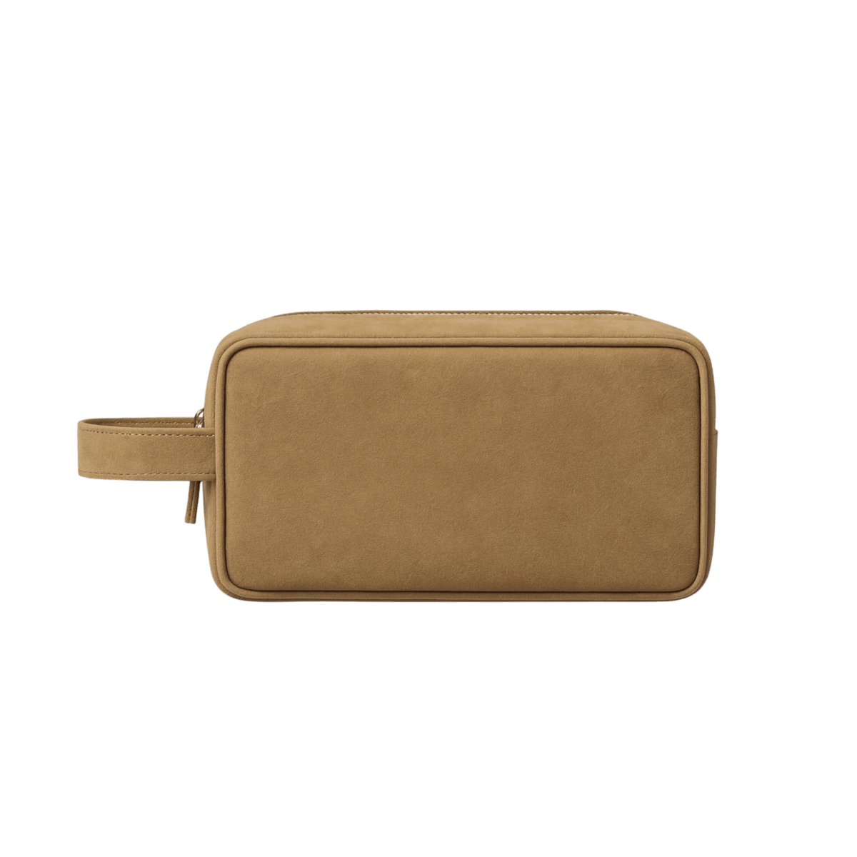 Kit Pouch Suede - Tan