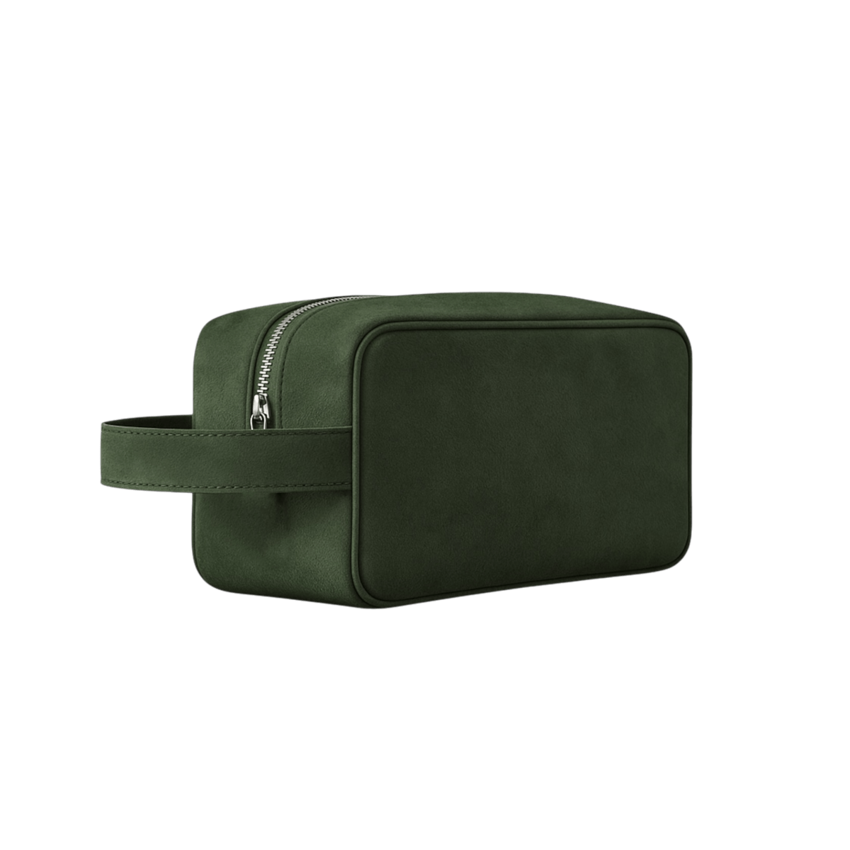 Kit Pouch Suede - Olive Green