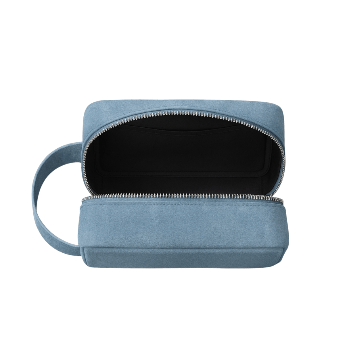Kit Pouch Suede - Baby Blue