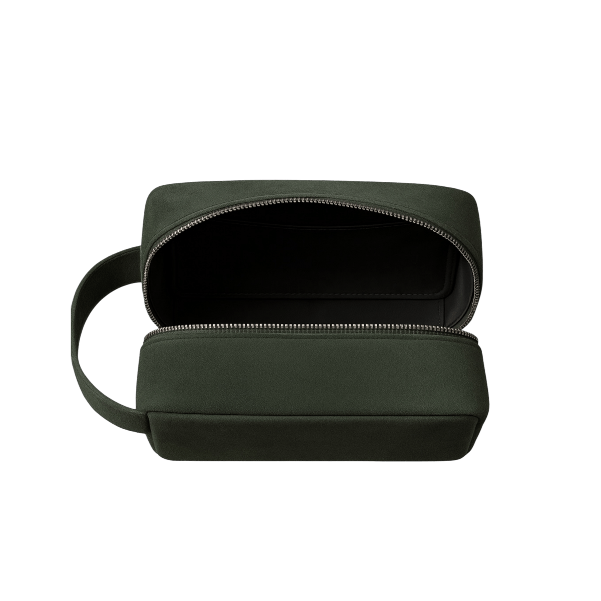 Kit Pouch Suede - Olive Green