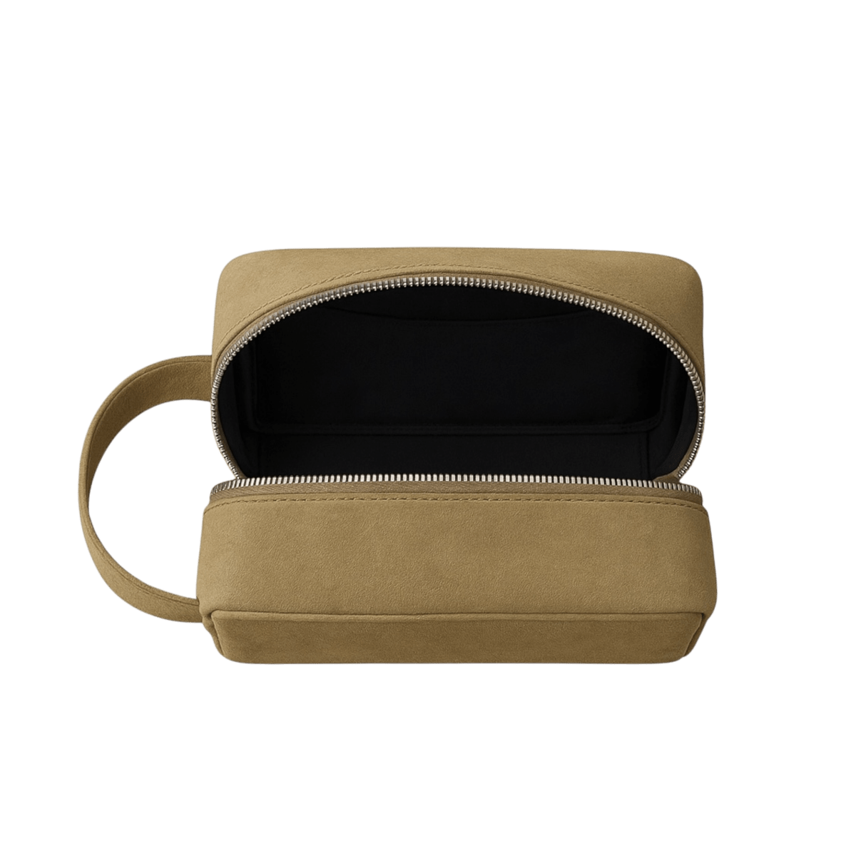Kit Pouch Suede - Tan
