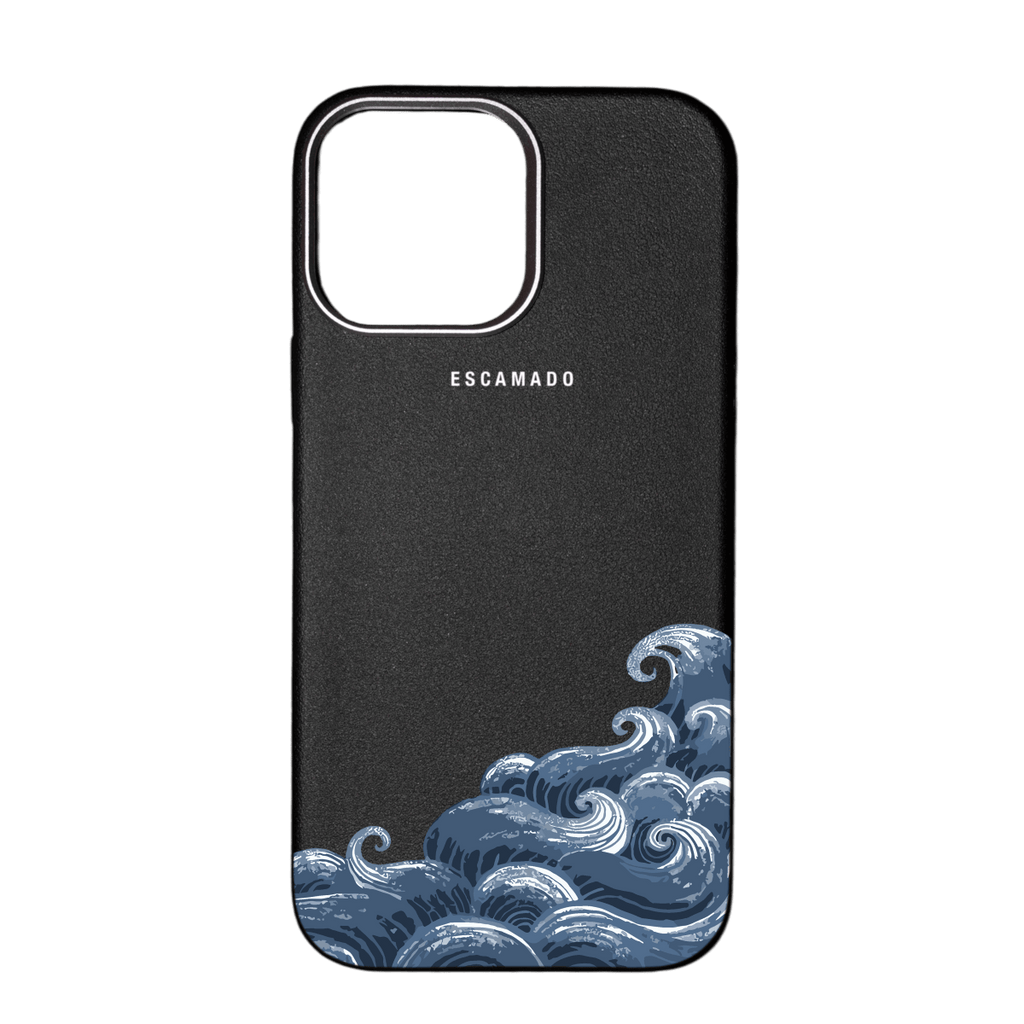 Tides - Leather iPhone Case