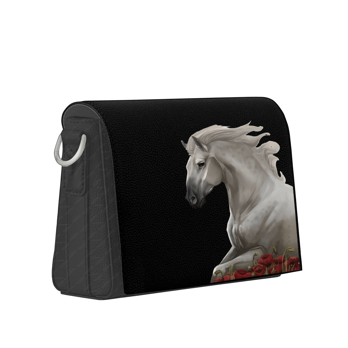 Messenger Pouch - Rose Horse