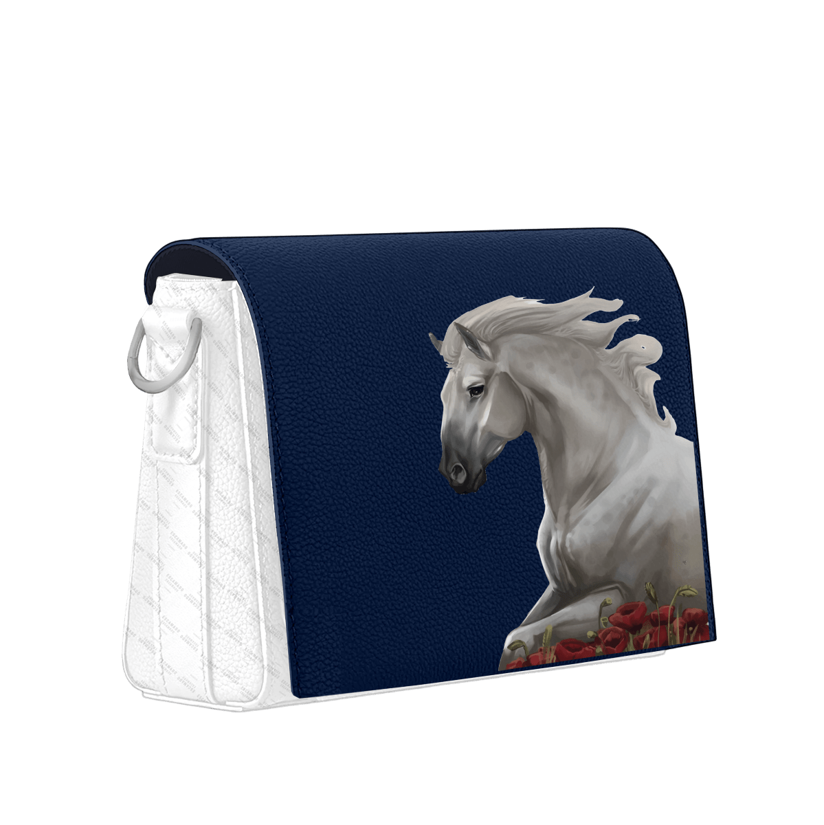 Messenger Pouch - Rose Horse