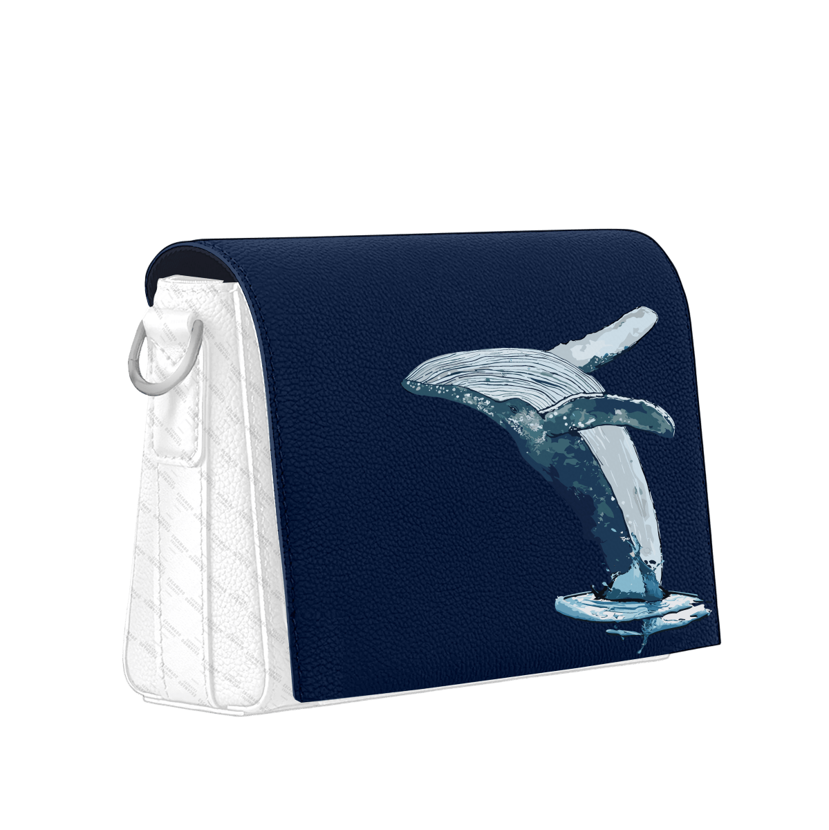 Messenger Pouch - Whale spout