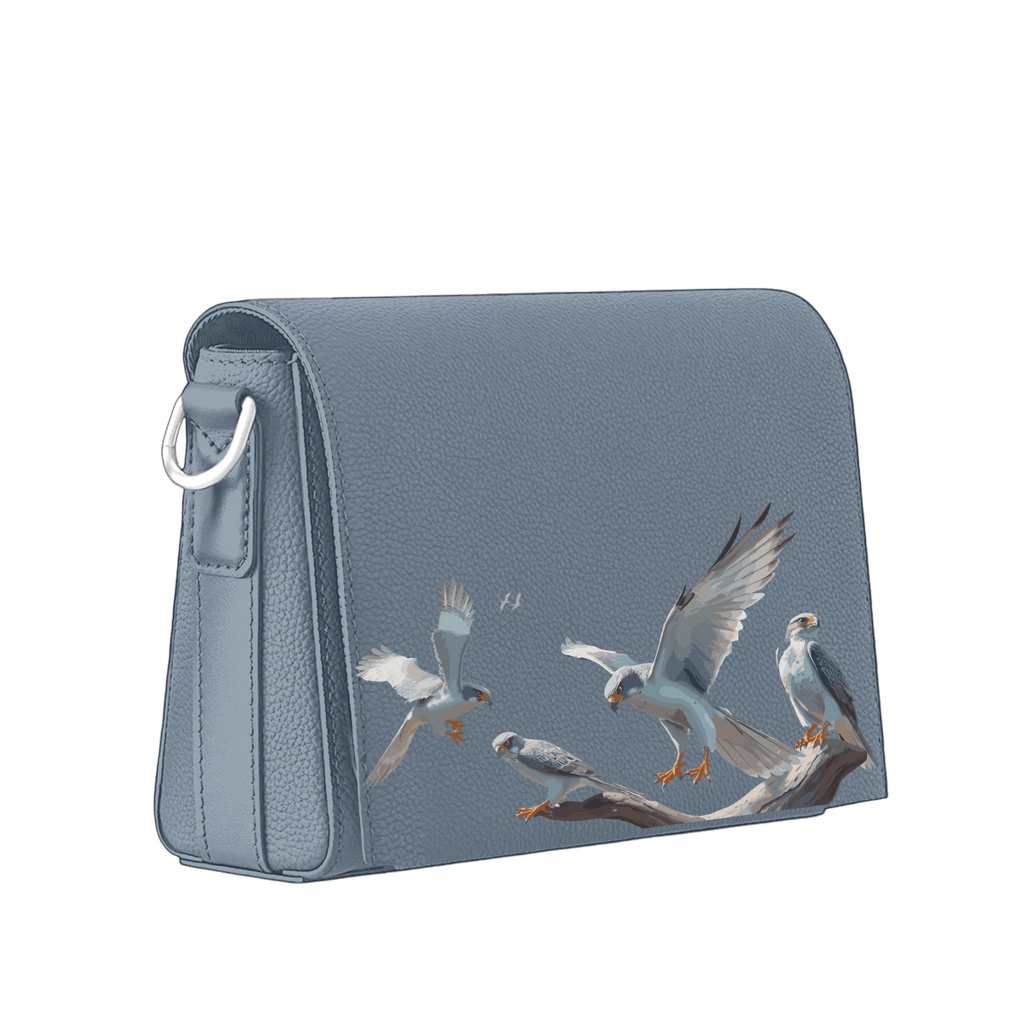 Messenger Pouch - Silver Falcon