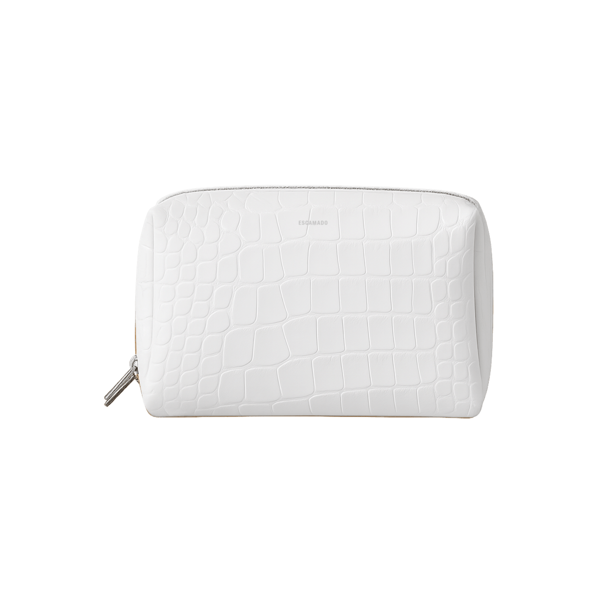 Omerta 22 Pouch Croc - Essentials White