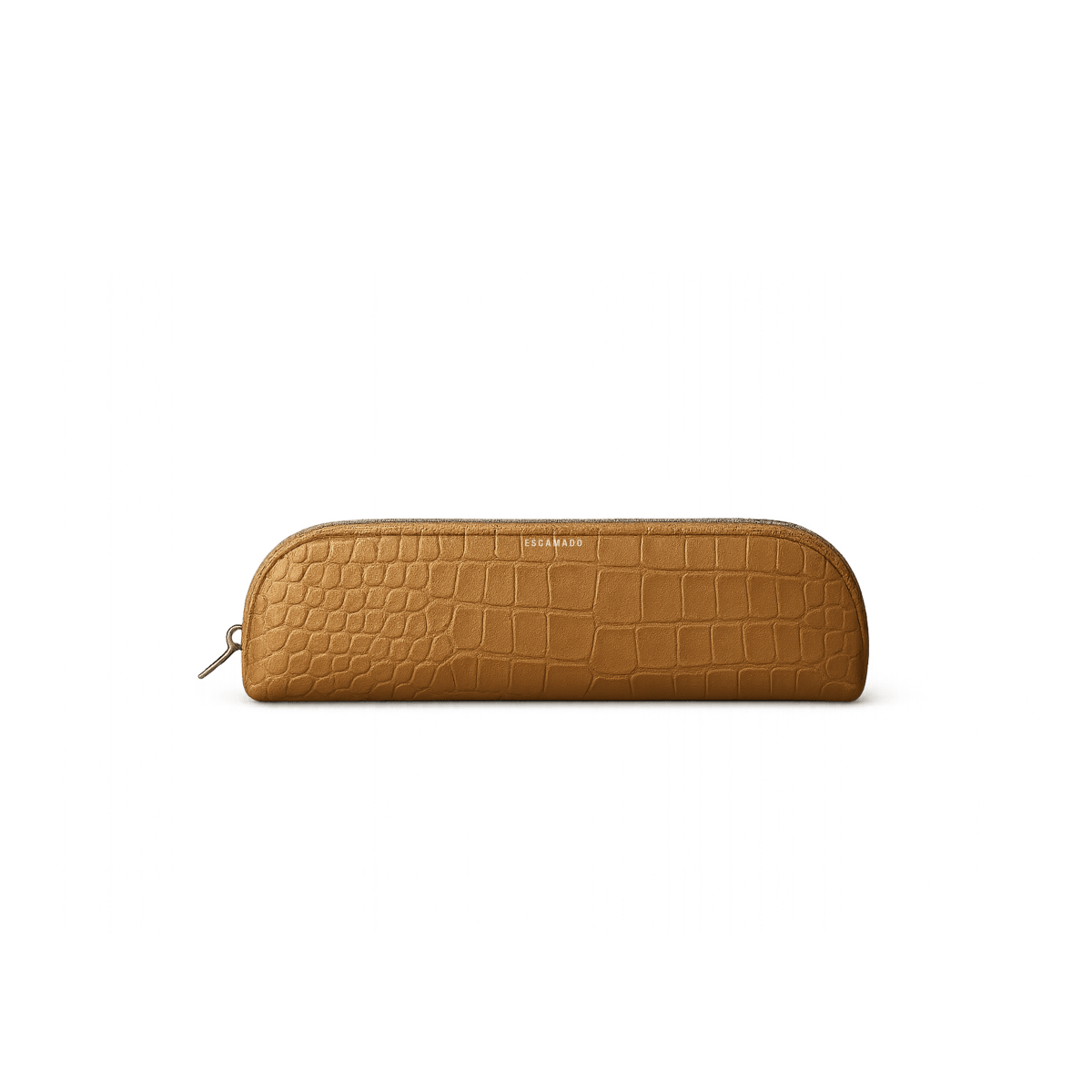 Pencil Pouch Croc - Tan