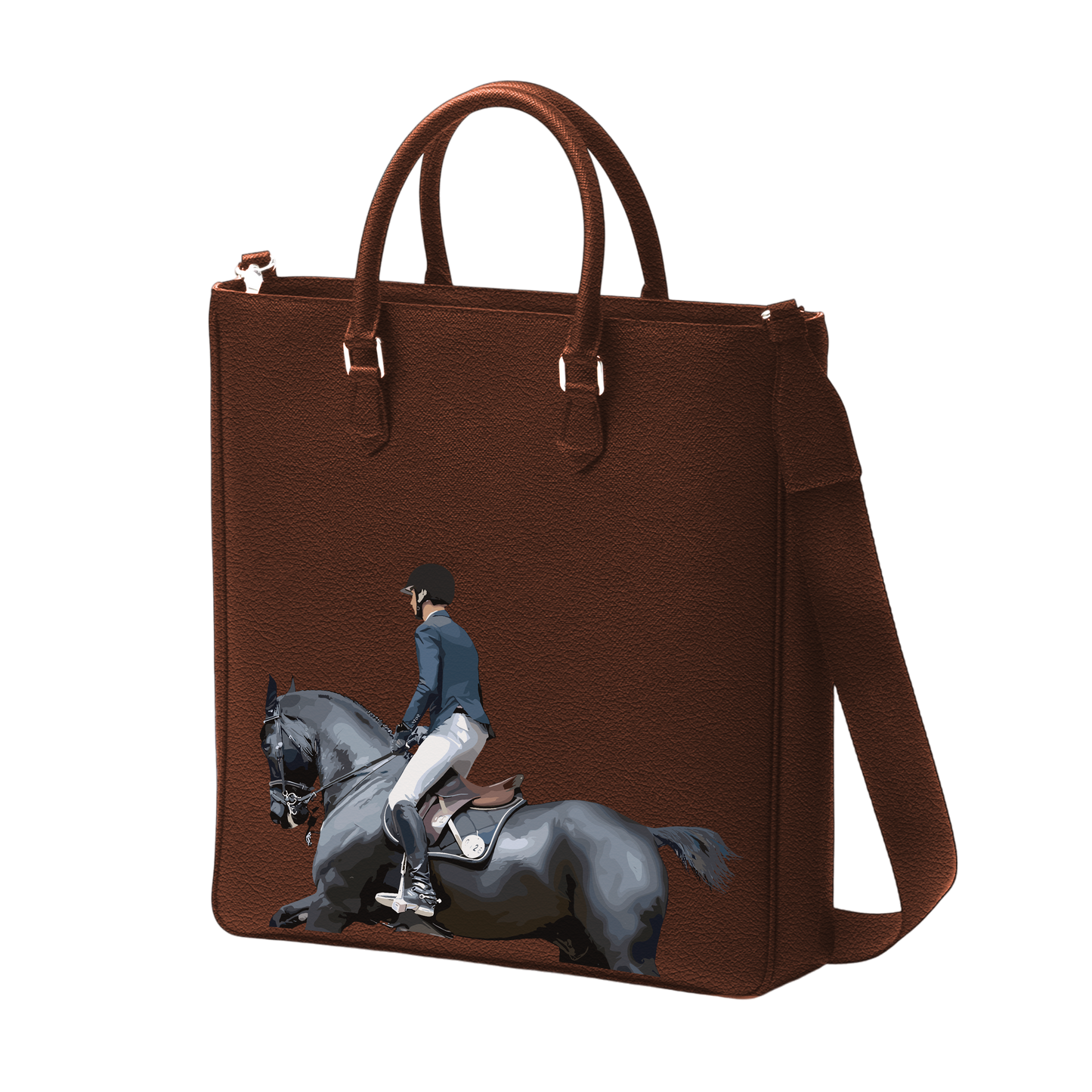 Tall Tote - Saddle Run