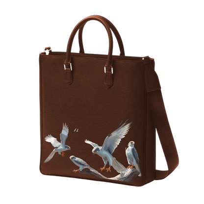 Tall Tote - Silver Falcon