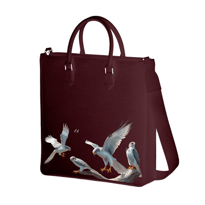 Tall Tote - Silver Falcon